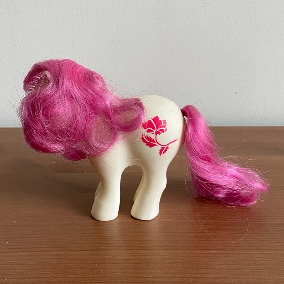 Rose June Birth Flower Pony Mail Order My Little Pony MLP G1 1985 Hasbro Poppy - Picture 2 of 5